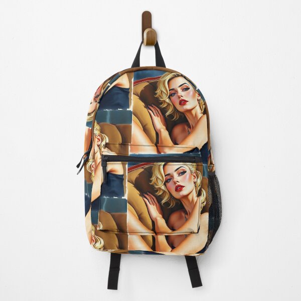 Item preview, A Beautiful 40s Art Deco Style portrat of a blonde pretty starlet girl designed and sold by Vintage Designs +.