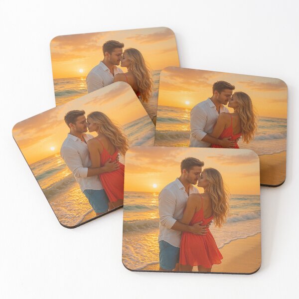 Item preview, "Sunset Embrace – Where Love Meets the Horizon" designed and sold by SoulPrints by Beata.