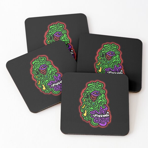 Item preview, green digital drawing face designed and sold by pascocharacters.