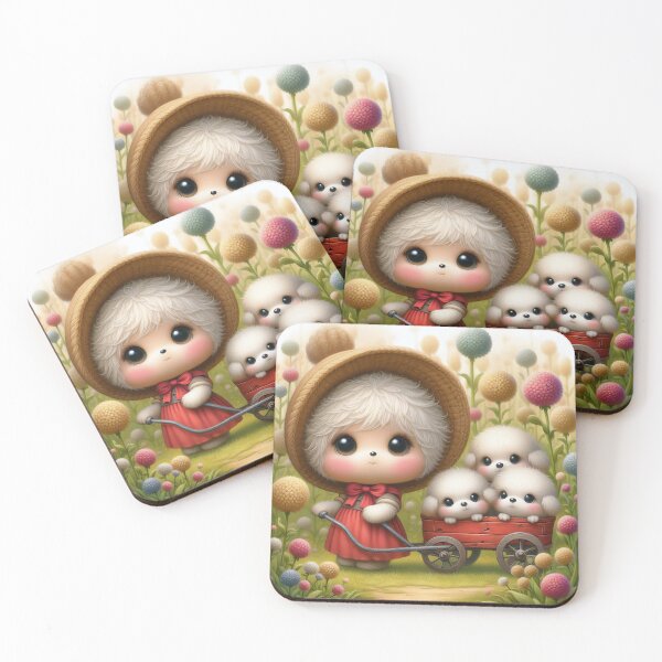 Item preview, Missy and puppies designed and sold by rainsdesigns.