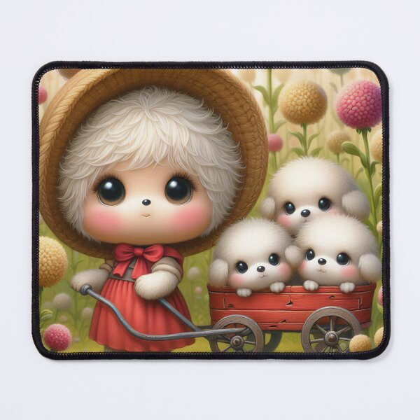 Item preview, Missy and puppies designed and sold by rainsdesigns.