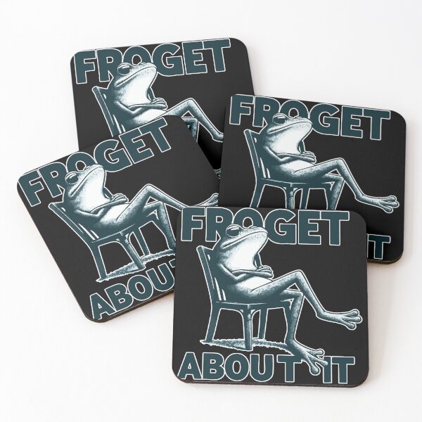 Item preview, Froget About It Frog Pun designed and sold by TomFrontierArt.
