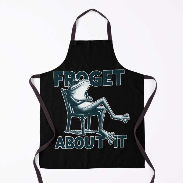 Item preview, Froget About It Frog Pun designed and sold by TomFrontierArt.