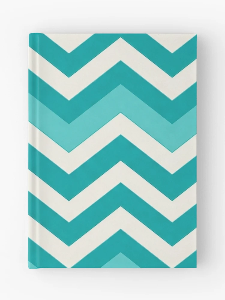Thumbnail 1 of 3, Journal, Blue and White Chevron Pattern designed and sold by Rui Fernandes.