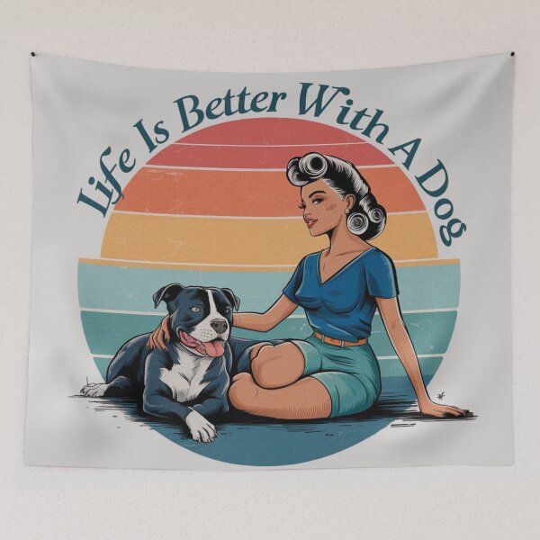 Item preview, Pitbull mom - Life is better with a dog designed and sold by 123ks.