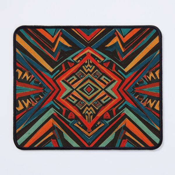 Item preview, Patrón geométrico tribal vibrante designed and sold by Rui Fernandes.