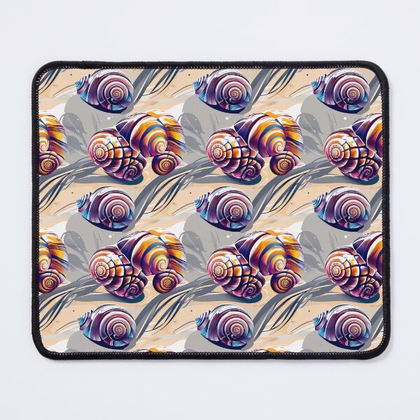 Item preview, Vibrant Snail Shell Spiral Patterns designed and sold by Canvas-Whispers.