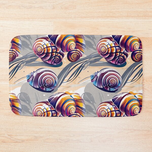 Item preview, Vibrant Snail Shell Spiral Patterns designed and sold by Canvas-Whispers.