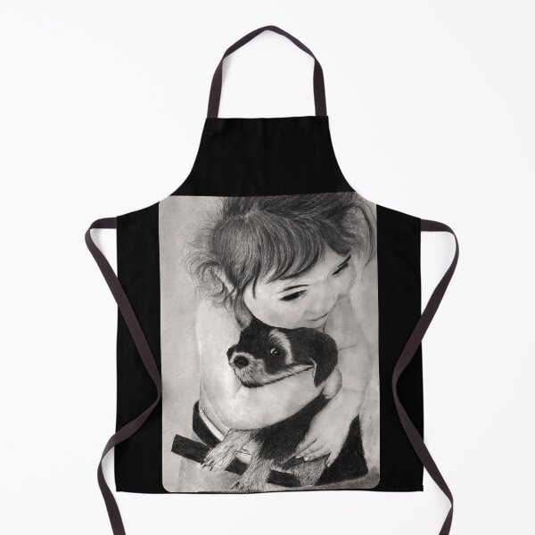 Item preview, Girl and dog, hug of Innocence. designed and sold by RonnyMilleo.