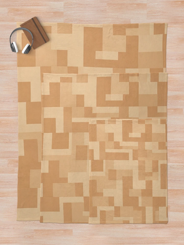 Thumbnail 5 of 6, Throw Blanket, Geometric Beige Pattern designed and sold by Rui Fernandes.
