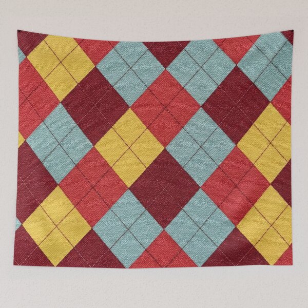 Item preview, Classic Argyle Pattern in Vibrant Tones designed and sold by Rui Fernandes.