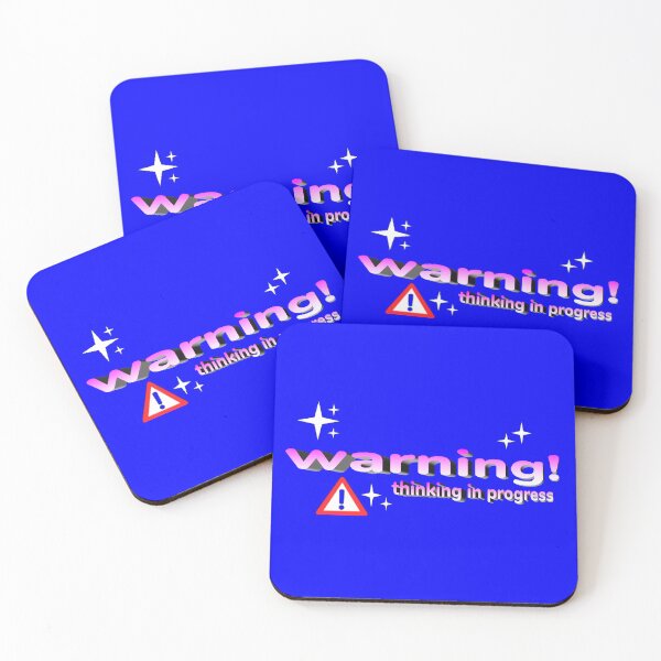 Item preview, warning! thinking in progress designed and sold by heyimleo.