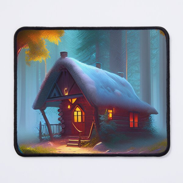 Item preview, A Cabin in the Forest designed and sold by MARIALOSA P.