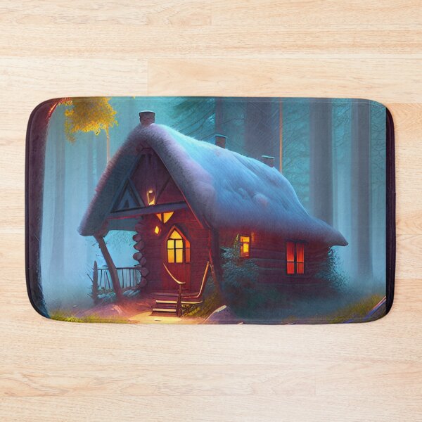 Item preview, A Cabin in the Forest designed and sold by MARIALOSA P.