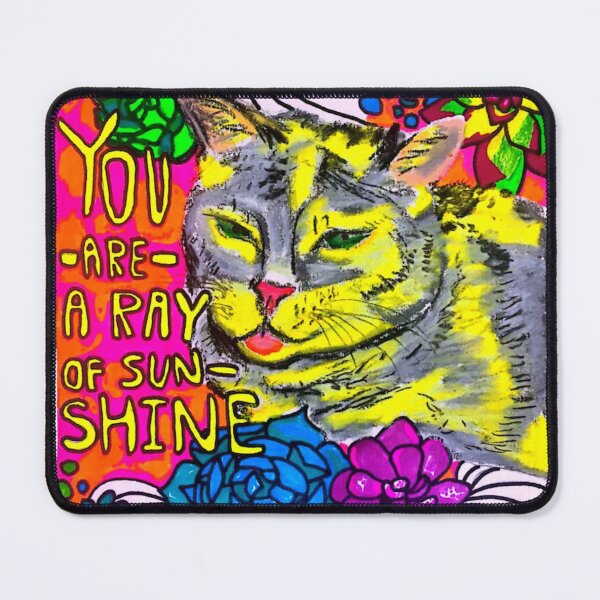 Item preview, Confident Cat – Positive Affirmation Art Print designed and sold by swirlyploom.
