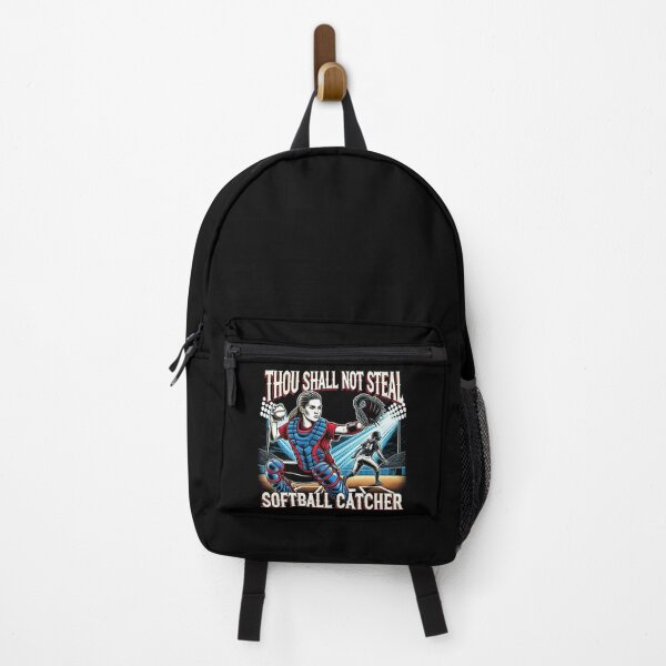 Item preview, Thou Shall Not Steal Softball Catcher designed and sold by TrendsLook.