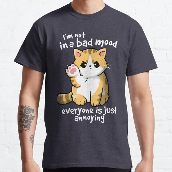 rude cat t shirt