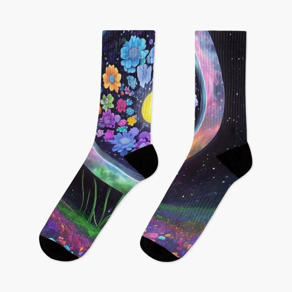 Item preview, Cosmic Floral Meadow designed and sold by M-Y-A-R-T-.