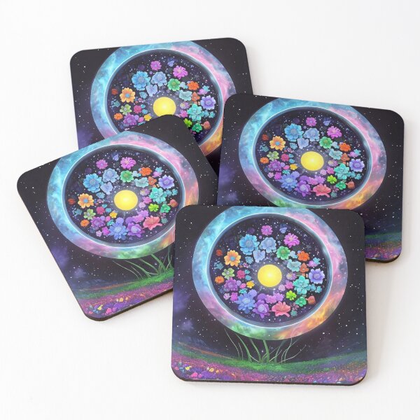 Item preview, Cosmic Floral Meadow designed and sold by M-Y-A-R-T-.