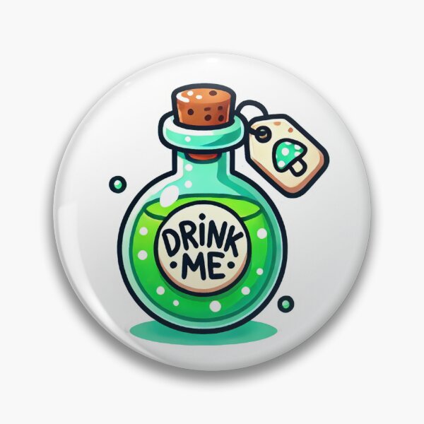 Item preview, Kawaii Magic Potion – Lucky Green Elixir  designed and sold by KrissCrea.