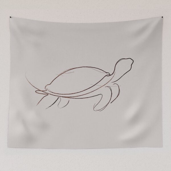 Item preview, A simple draw of a turtle designed and sold by 123ks.