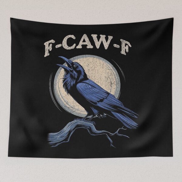 Item preview, Funny Black Crow F Caw F Crow Lover designed and sold by FantasyFablesC.