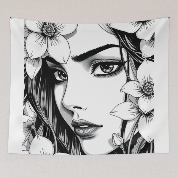 Item preview, Woman face designed and sold by AnuNP.