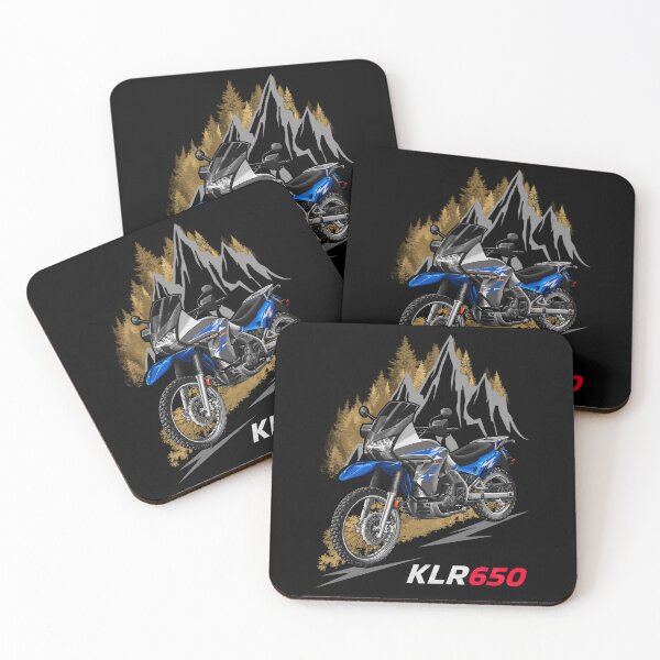 Item preview, Kawasaki KLR650 2008 (Blue) for Motorcycle Riders designed and sold by MotoApparelHub.