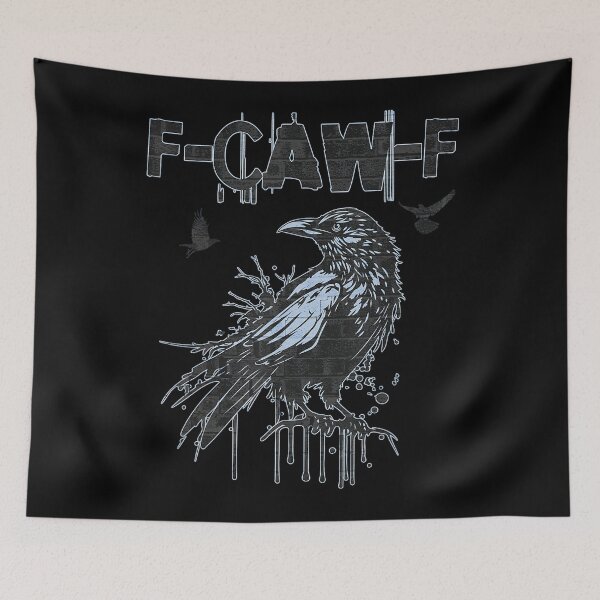 Item preview, Funny F CAW F Crow Grunge Adult Humor designed and sold by FantasyFablesC.