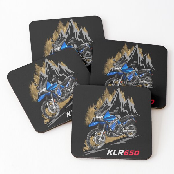Item preview, Kawasaki KLR650 2009 (Oriental Blue) for Motorcycle Riders designed and sold by MotoApparelHub.