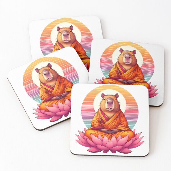 Item preview, Meditating Capybara designed and sold by wuttichaikml.