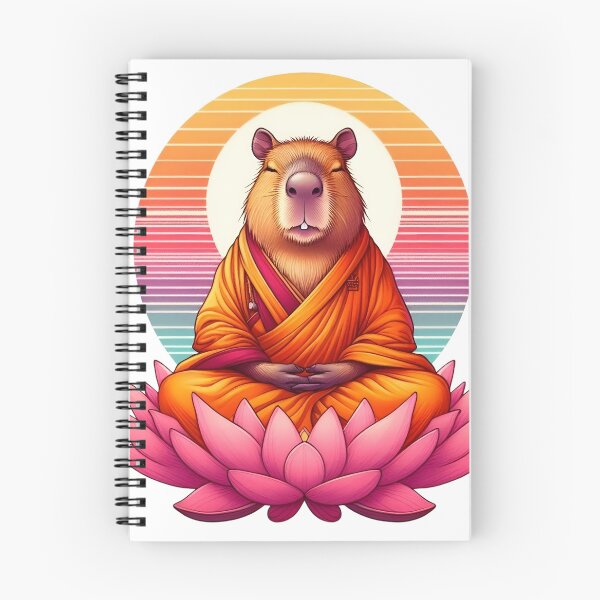 Item preview, Meditating Capybara designed and sold by wuttichaikml.