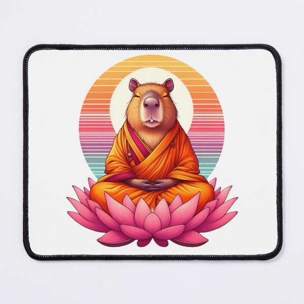 Item preview, Meditating Capybara designed and sold by wuttichaikml.