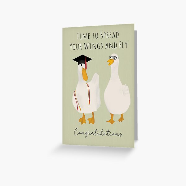 Item preview, Graduation Ducks Spread Your Wings and Fly designed and sold by Cedarrue.