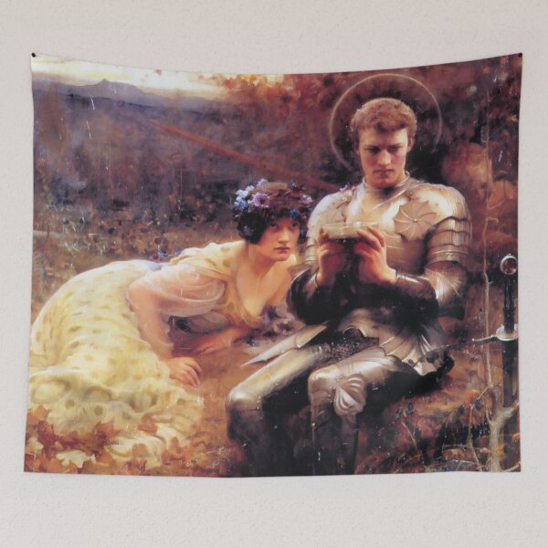 Item preview,  Percival with the Grail Cup - Hacker Arthur designed and sold by Vintage Designs +.