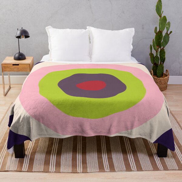 Item preview, Concentric Wavy Circles in Purple, Red and Green designed and sold by KaSaPo.