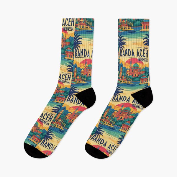 Item preview, Banda Aceh Indonesia Vintage Travel Tourism designed and sold by TravelersGems.