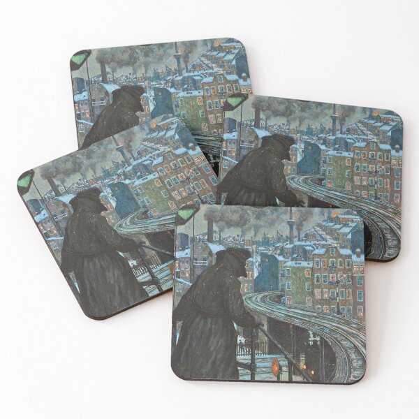 Item preview,  City of Workers Arbeiterstadt - Hans Baluschek designed and sold by Vintage Designs +.