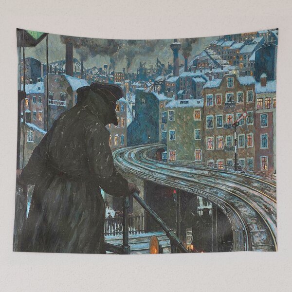 Item preview,  City of Workers Arbeiterstadt - Hans Baluschek designed and sold by Vintage Designs +.