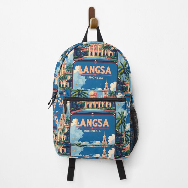 Item preview, Langsa Indonesia Vintage Viajes Turismo designed and sold by TravelersGems.