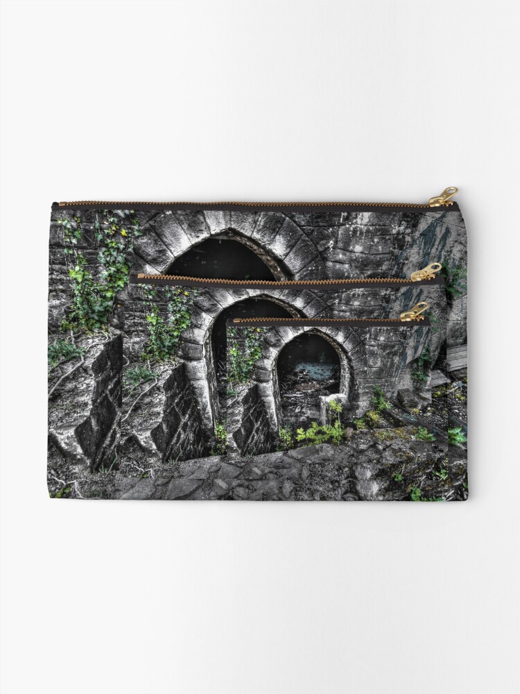 Alternate view of Grunge Zipper Pouch