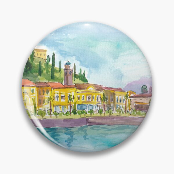 Item preview, Sunlit Bellagio Charm Reflected on Lake Como designed and sold by artshop77.