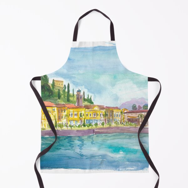 Item preview, Sunlit Bellagio Charm Reflected on Lake Como designed and sold by artshop77.
