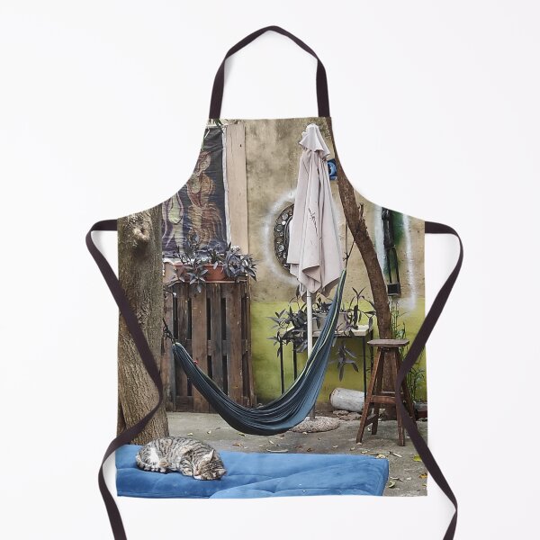 Item preview, Urban Zen Garden with a Sleeping Cat designed and sold by branaghbel.