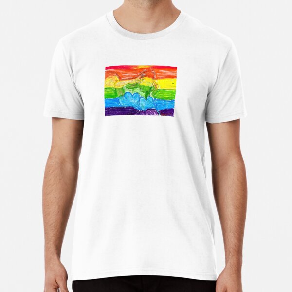 Item preview, LGBTQIA+ Flag with Women in Oil Pastels designed and sold by swirlyploom.