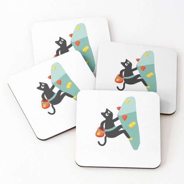 Item preview, Cute Cat Bouldering  designed and sold by studio_dazs.