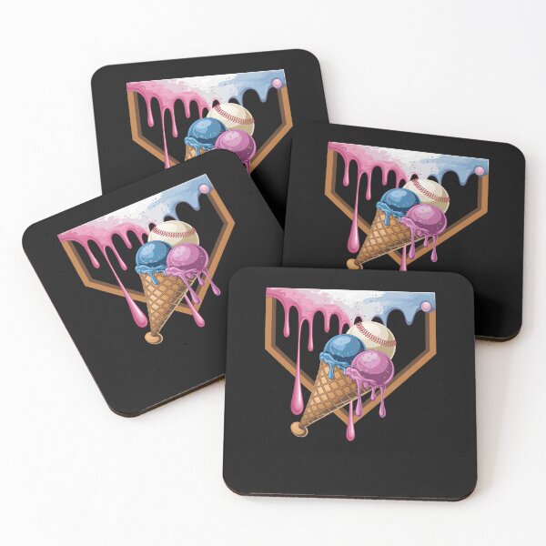 Item preview, Baseball Ice Cream Dripping Baseball Home Plate Drip designed and sold by clothesy7.