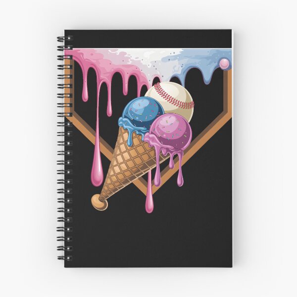 Item preview, Baseball Ice Cream Dripping Baseball Home Plate Drip designed and sold by clothesy7.