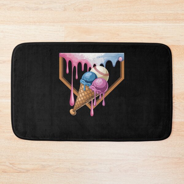 Item preview, Baseball Ice Cream Dripping Baseball Home Plate Drip designed and sold by clothesy7.