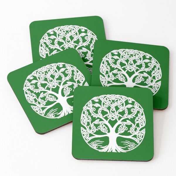 Item preview, Celtic Knot Tree of Life in White designed and sold by Marymarice.
